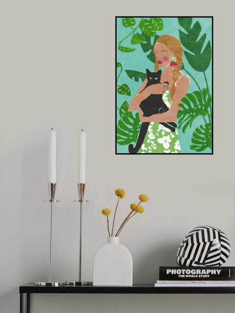 Cat Lover Poster och Canvastavla