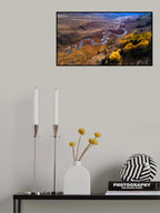 Autumn River Poster och Canvastavla
