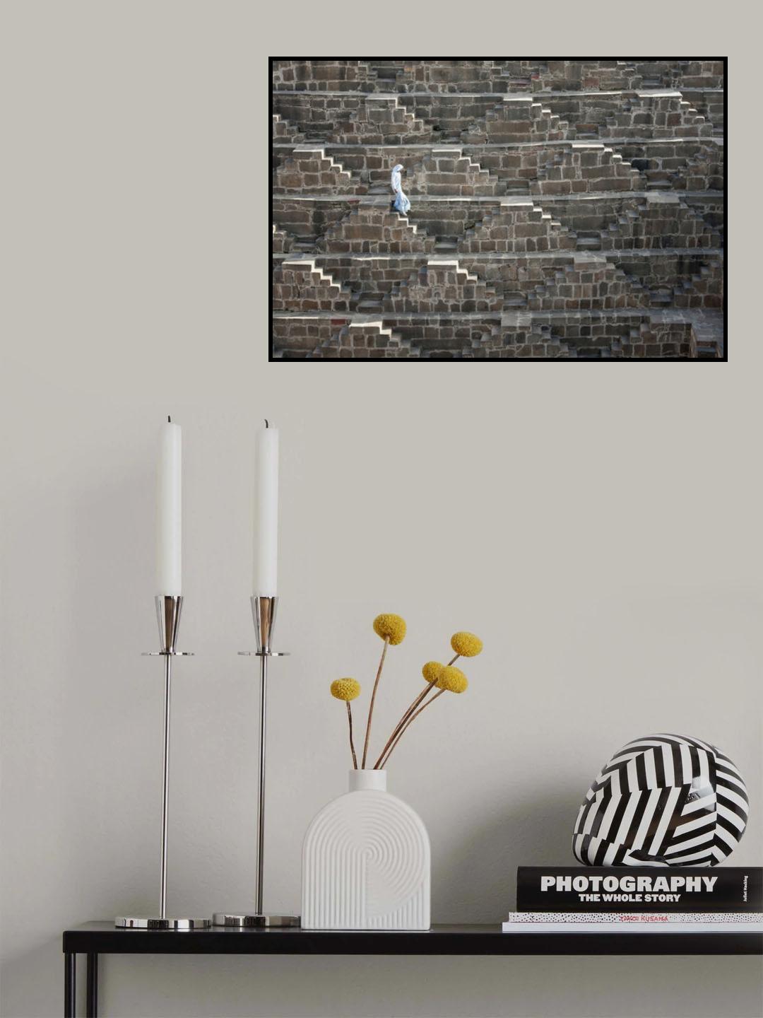 Chand Baori Poster och Canvastavla