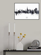 Linz Austria Skyline Poster och Canvastavla