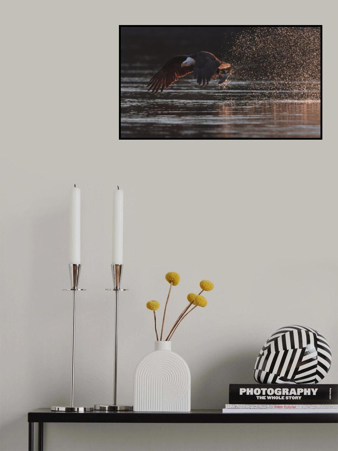 Morning Catching-2 Poster och Canvastavla