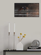 Morning Catching-2 Poster och Canvastavla
