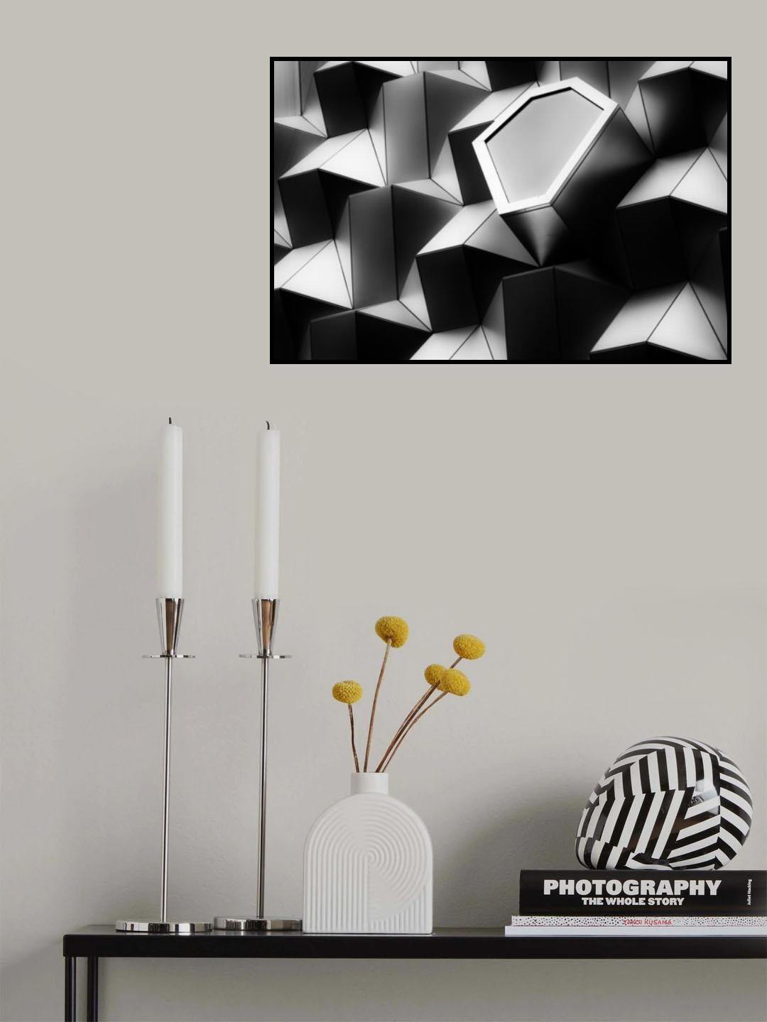Hexagon Poster och Canvastavla