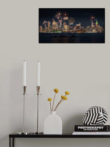 City lights and Sky Delights Poster och Canvastavla