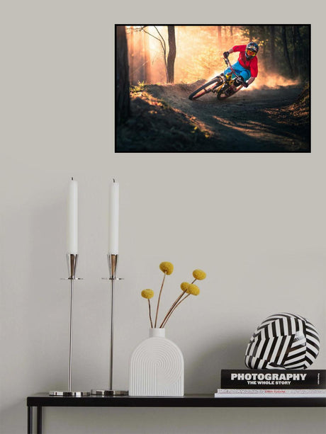 Golden Bermed Corner Poster och Canvastavla