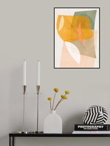 Nature Friendly Terracotta 5 Aquarell Kopie Poster och Canvastavla