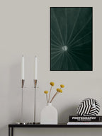 Dark green leaf Poster och Canvastavla