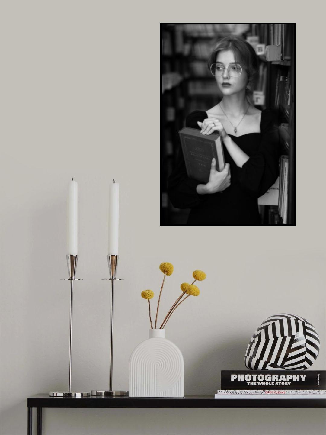 LIBRARY Poster och Canvastavla