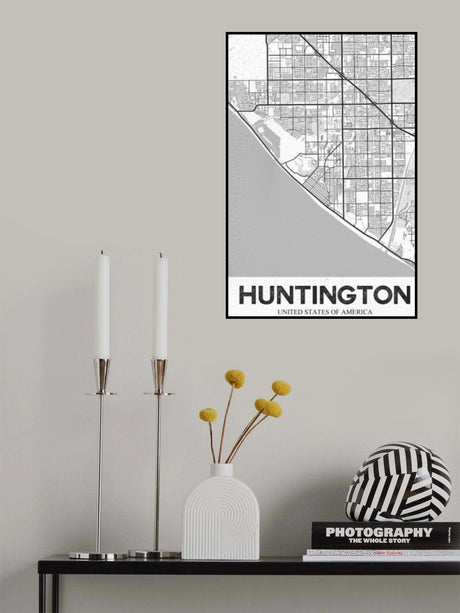 Huntington White Poster och Canvastavla