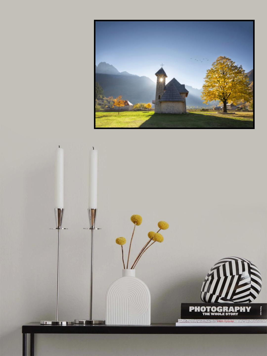 "The Church of Theth" Poster och Canvastavla