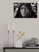 Mundari tribe woman-South Sudan Poster och Canvastavla