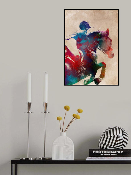 Horse Riding Sport Art (11) Poster och Canvastavla