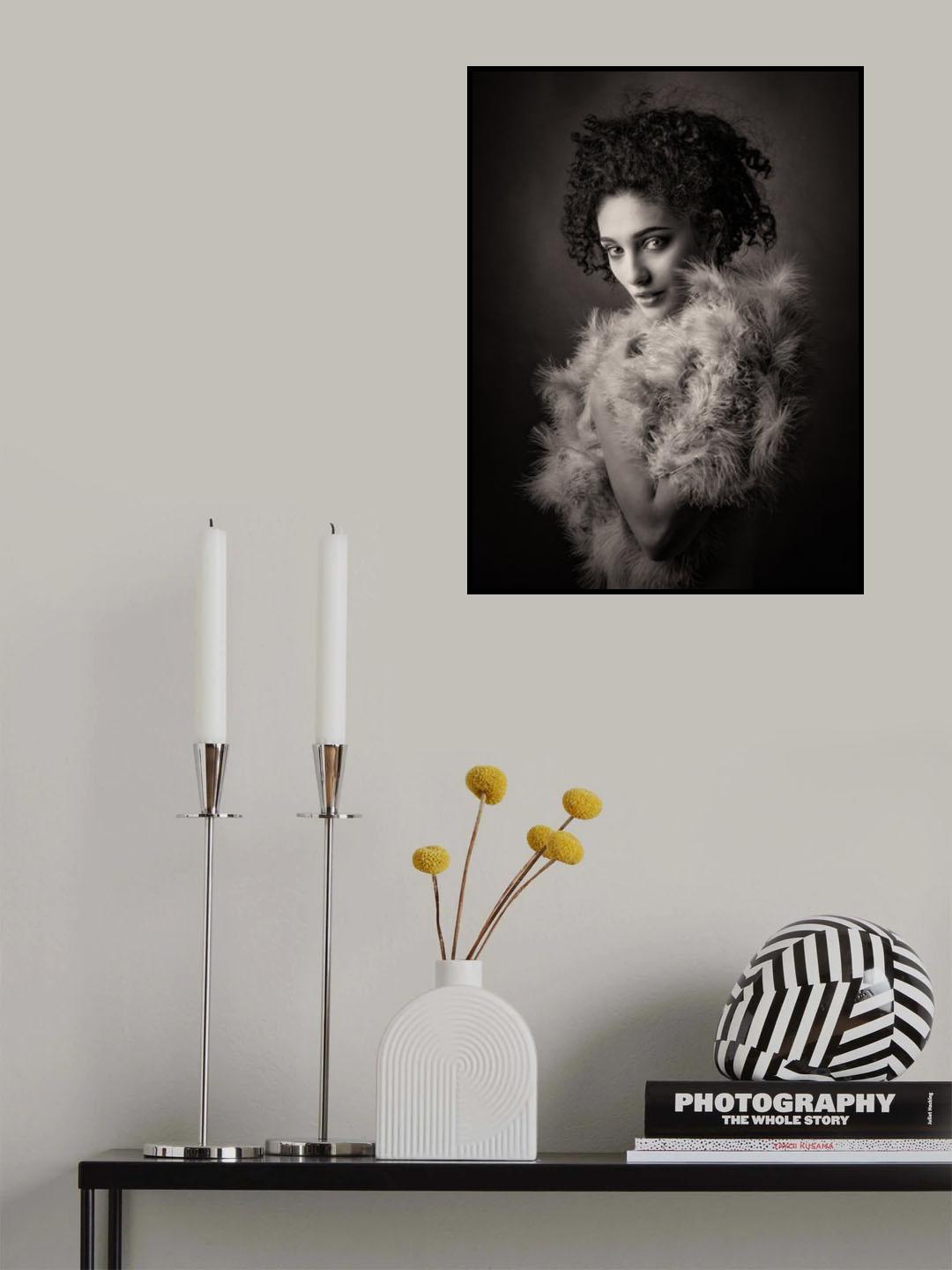 The Feather Scarf Poster och Canvastavla