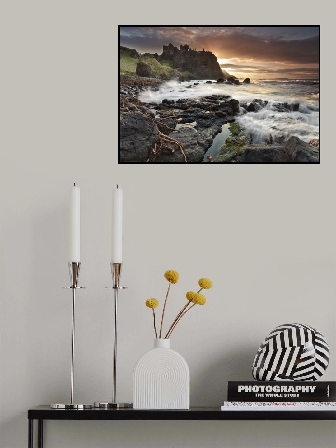 Dunluce Light Poster och Canvastavla