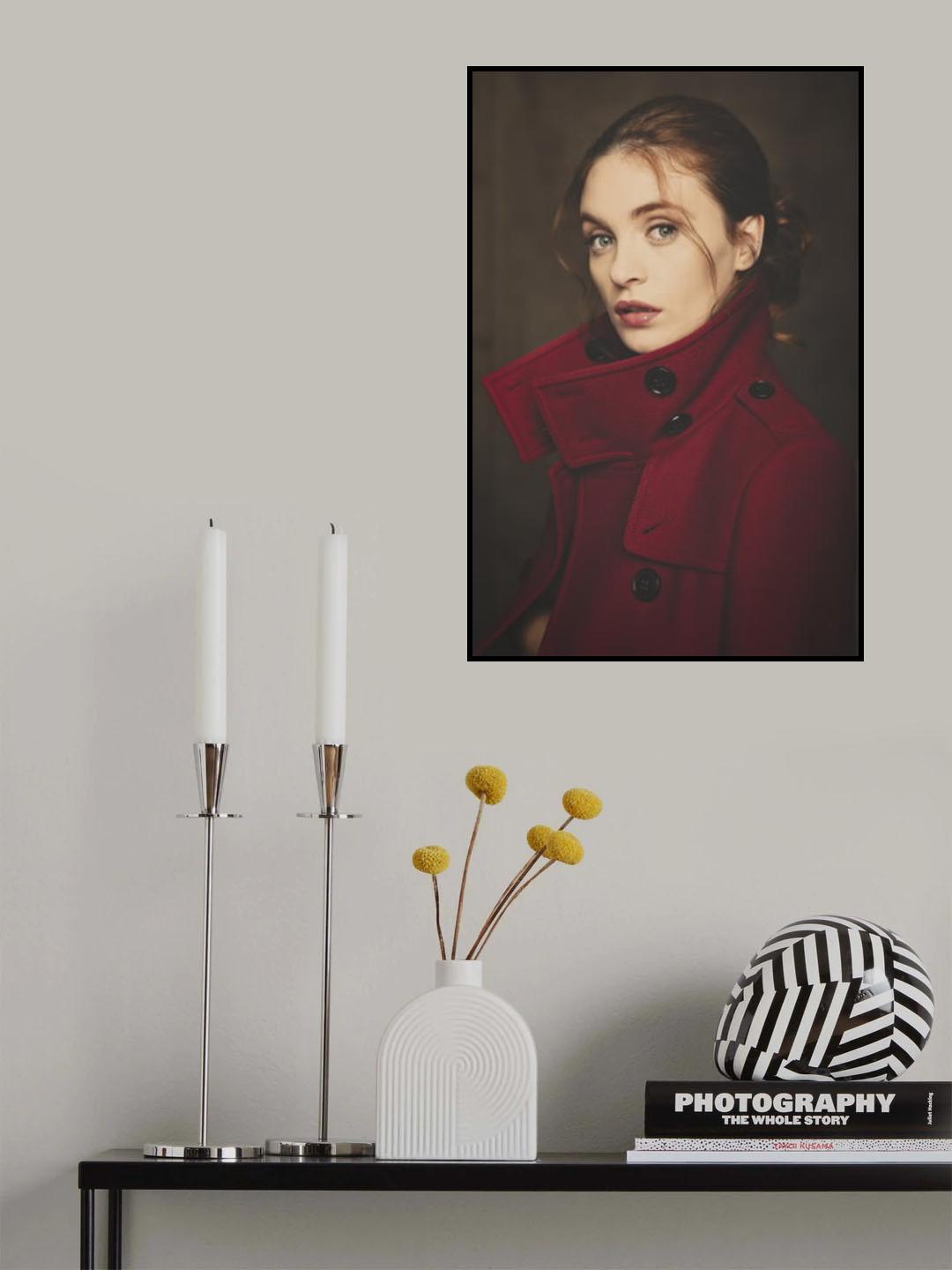 Stella in red Poster och Canvastavla