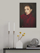 Stella in red Poster och Canvastavla