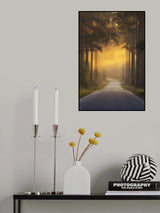 Pursuing the light at the end of the road Poster och Canvastavla