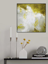 Abstract Moss Green 1 Poster och Canvastavla