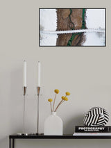 Winter bridge Poster och Canvastavla