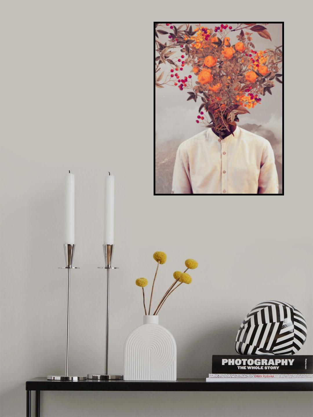 Bright Bloom Poster och Canvastavla