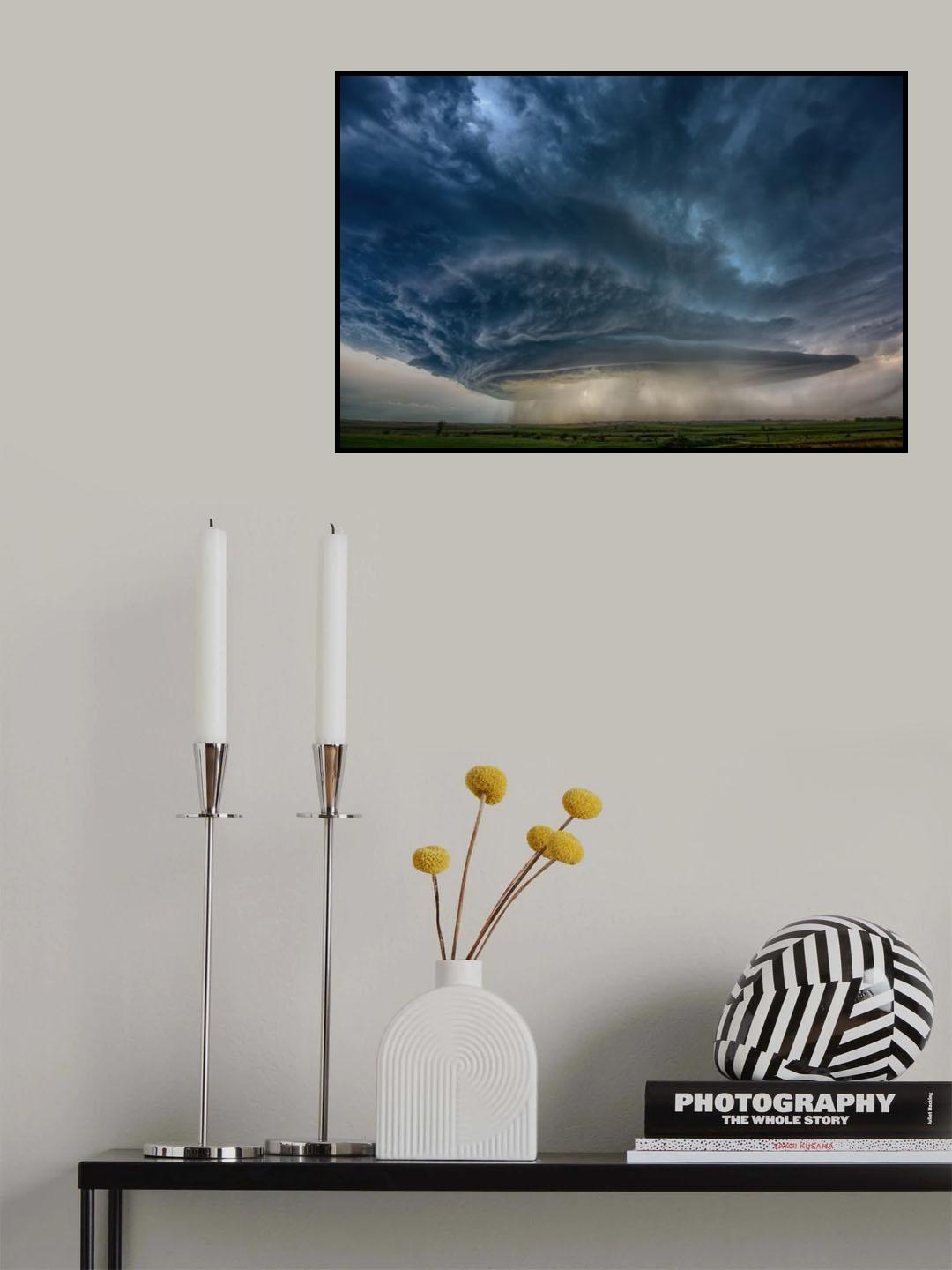 Montana Supercell Poster och Canvastavla