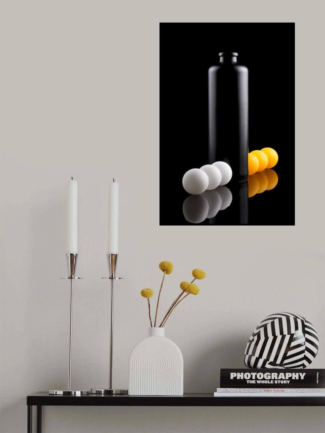 Still life with reflection. Poster och Canvastavla