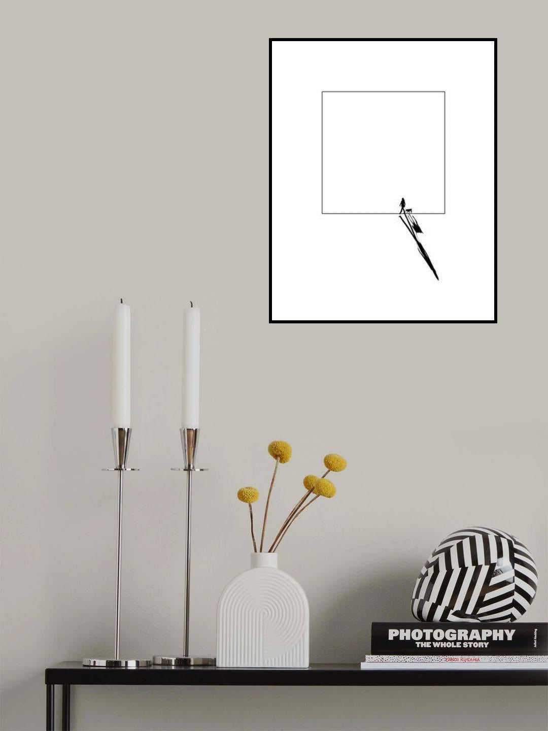 Walking the dog Poster och Canvastavla