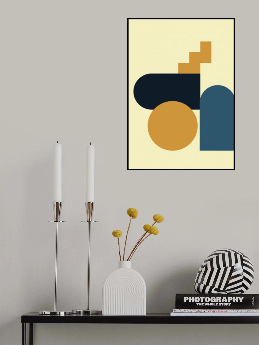 Contemporary Abstract 07 Poster och Canvastavla