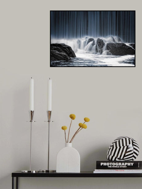 The Blue Curtain Poster och Canvastavla