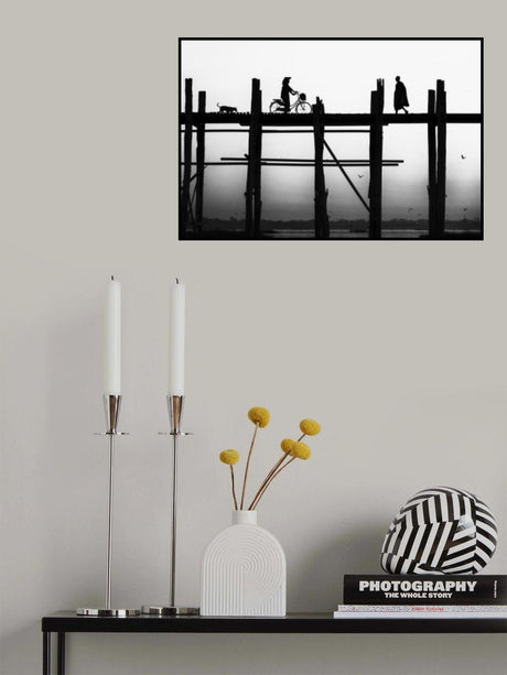 U Bein Bridge Poster och Canvastavla