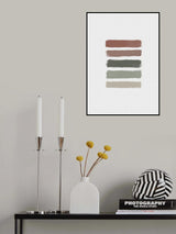 Ombre Earth Tones Poster och Canvastavla