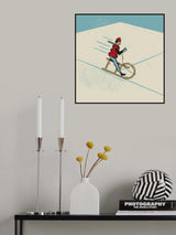 Sledding Poster och Canvastavla