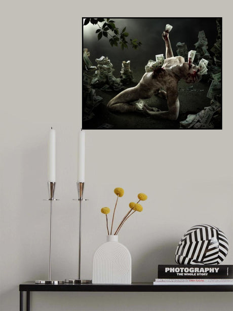 Greed Poster och Canvastavla