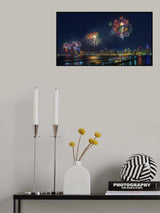 Celebration of Independence Day in NYC Poster och Canvastavla