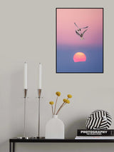 Stunts at sunset Poster och Canvastavla