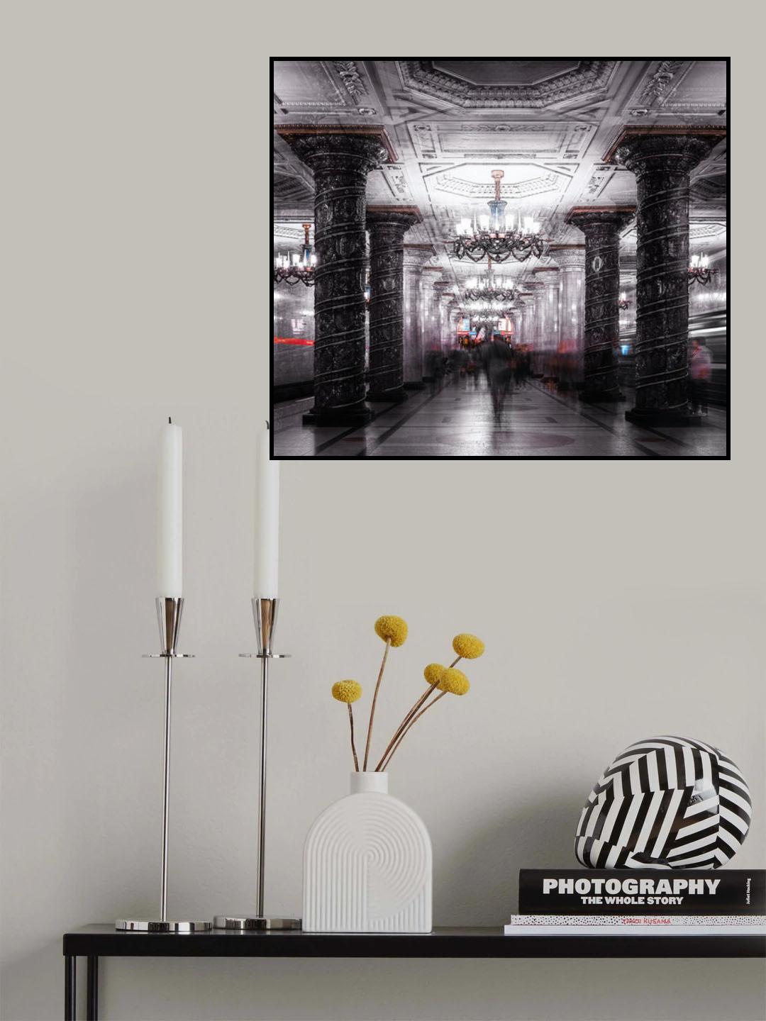 Russian metro station series 2/5 Poster och Canvastavla