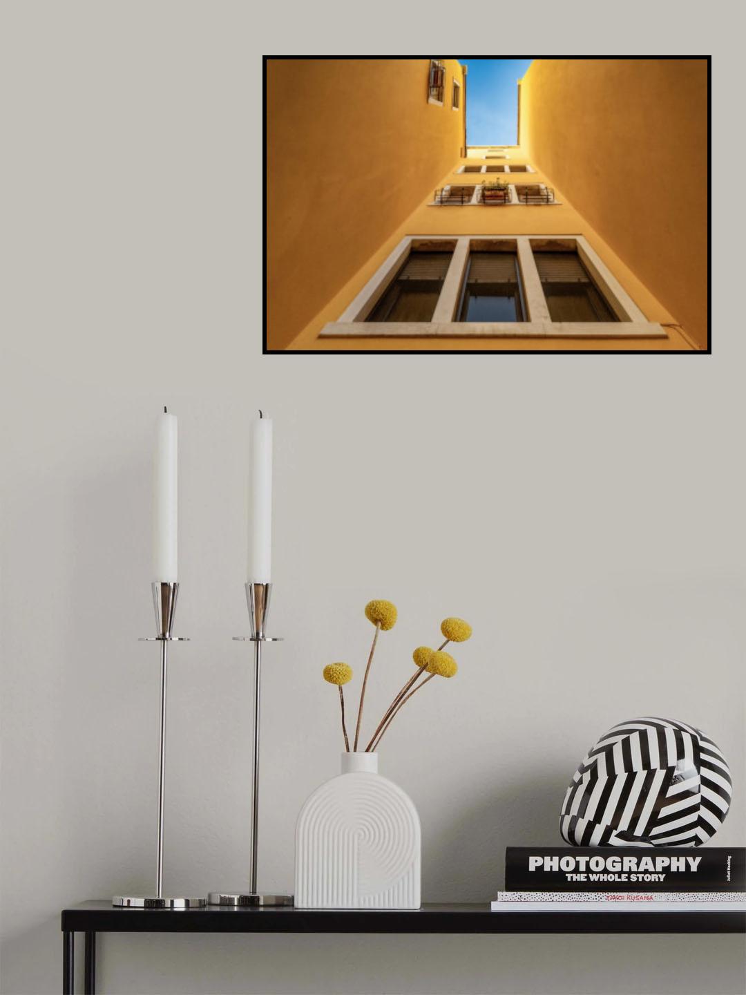 From yellow to blue Poster och Canvastavla