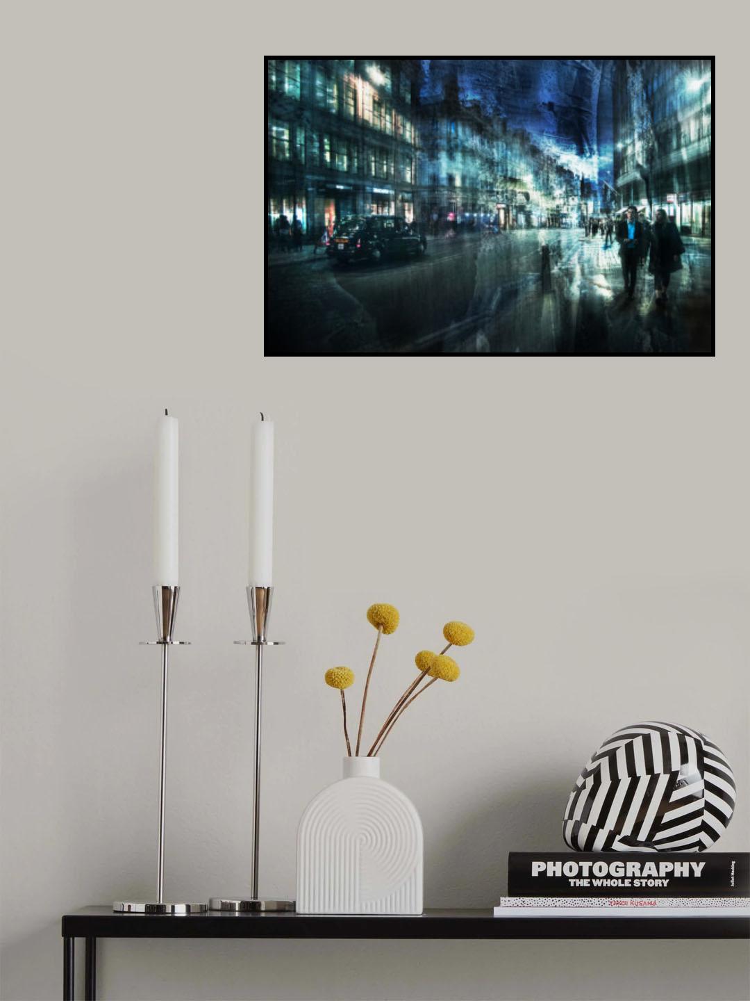 Blue hour in London Poster och Canvastavla