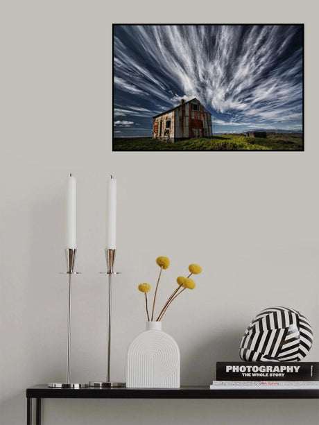 Rusty Cabin Poster och Canvastavla