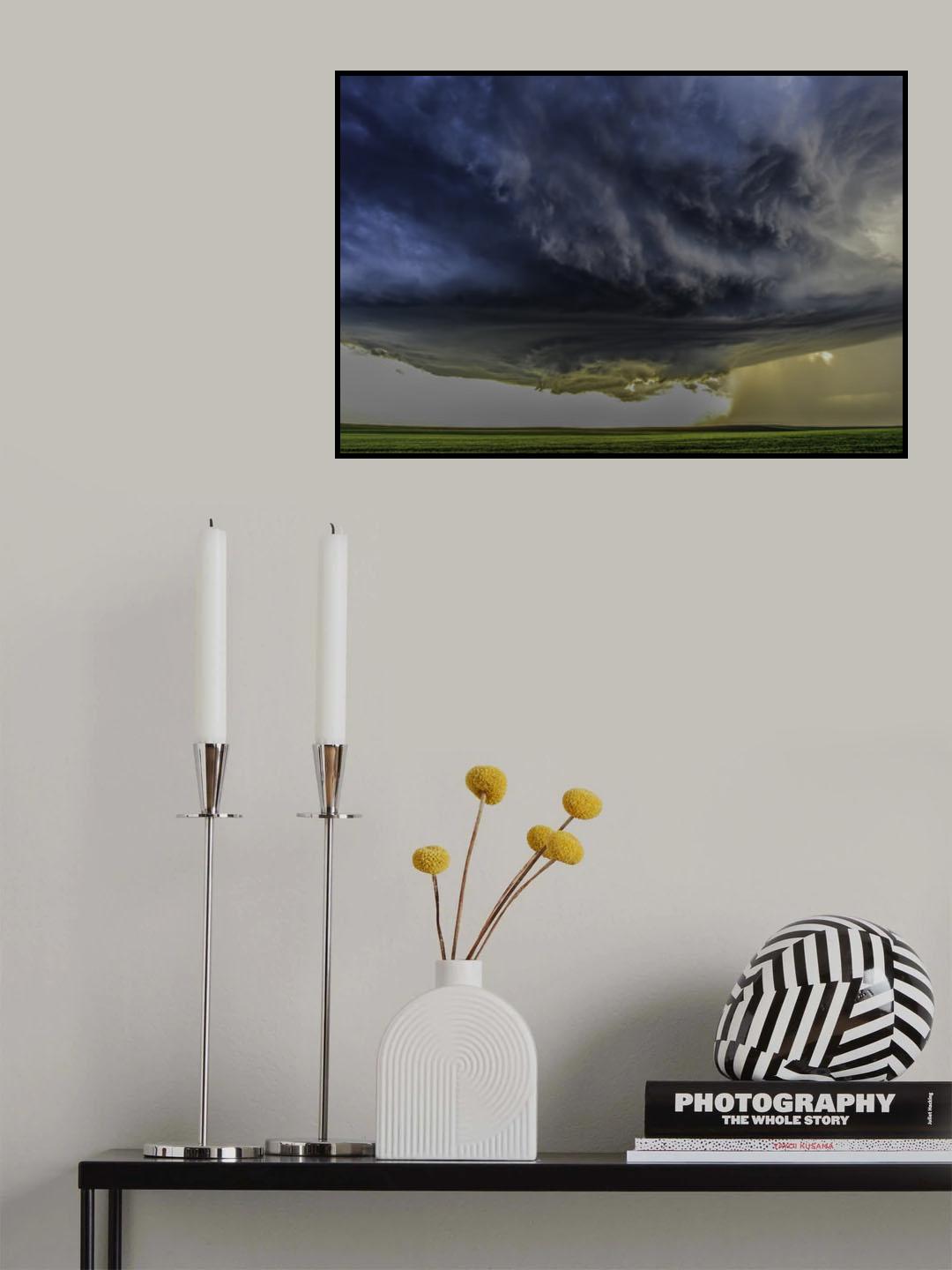 Storm over Greenfield Poster och Canvastavla
