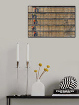 Construction workers and scaffolds Poster och Canvastavla