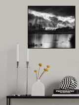 Winter sunrays in my belly ... Poster och Canvastavla