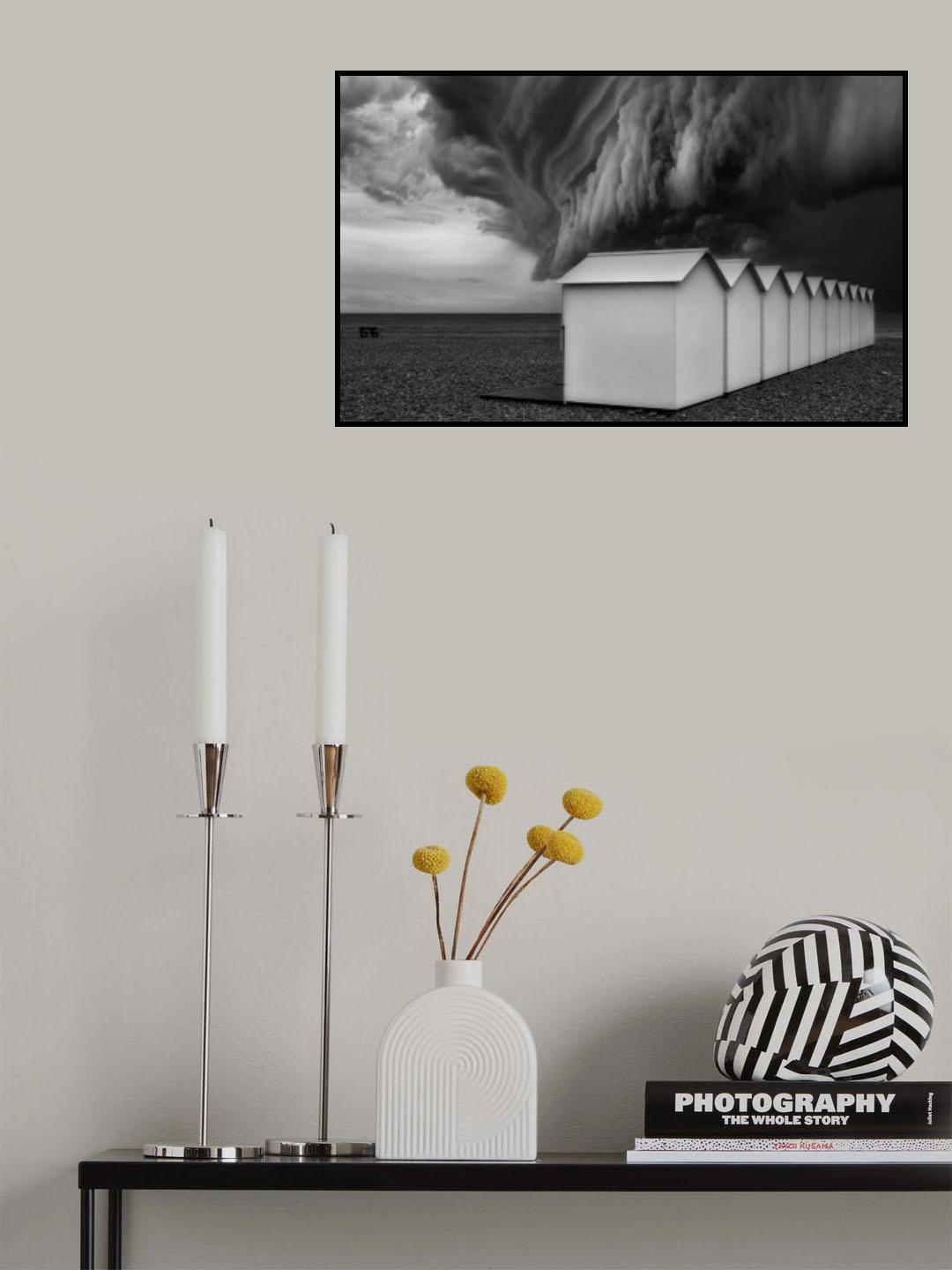 Stormy days give us wisdom Poster och Canvastavla