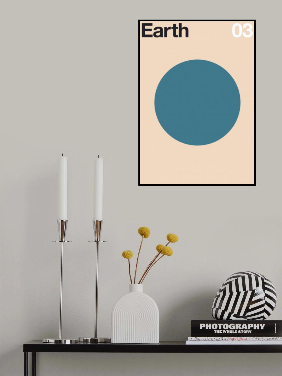 Earth Poster och Canvastavla