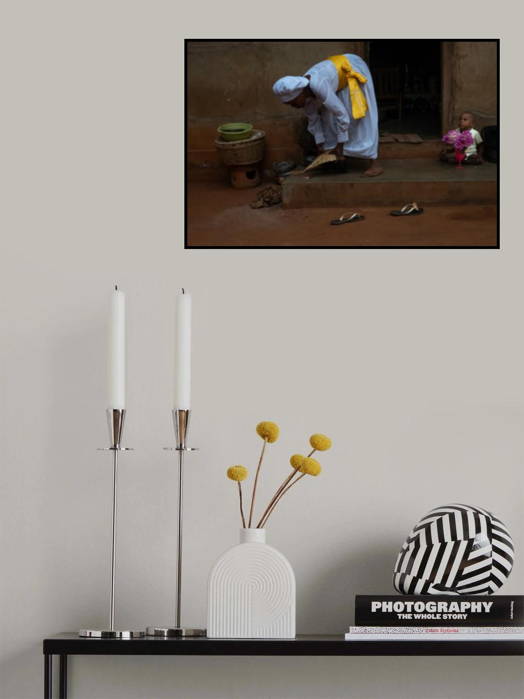 Daily life in Africa Poster och Canvastavla