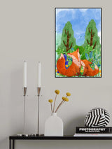 red fox Poster och Canvastavla