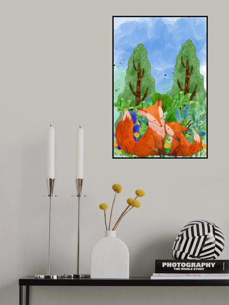 red fox Poster och Canvastavla