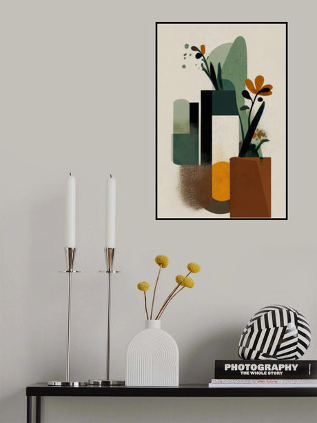 Geometric Vases Poster och Canvastavla