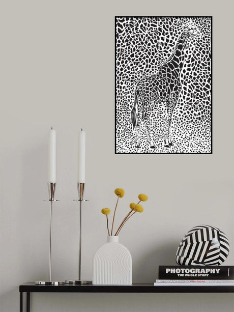 The Majestic Giraffe Poster och Canvastavla