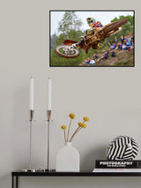 Tony Cairoli Whip Look - Maggiora MX Opening Poster och Canvastavla